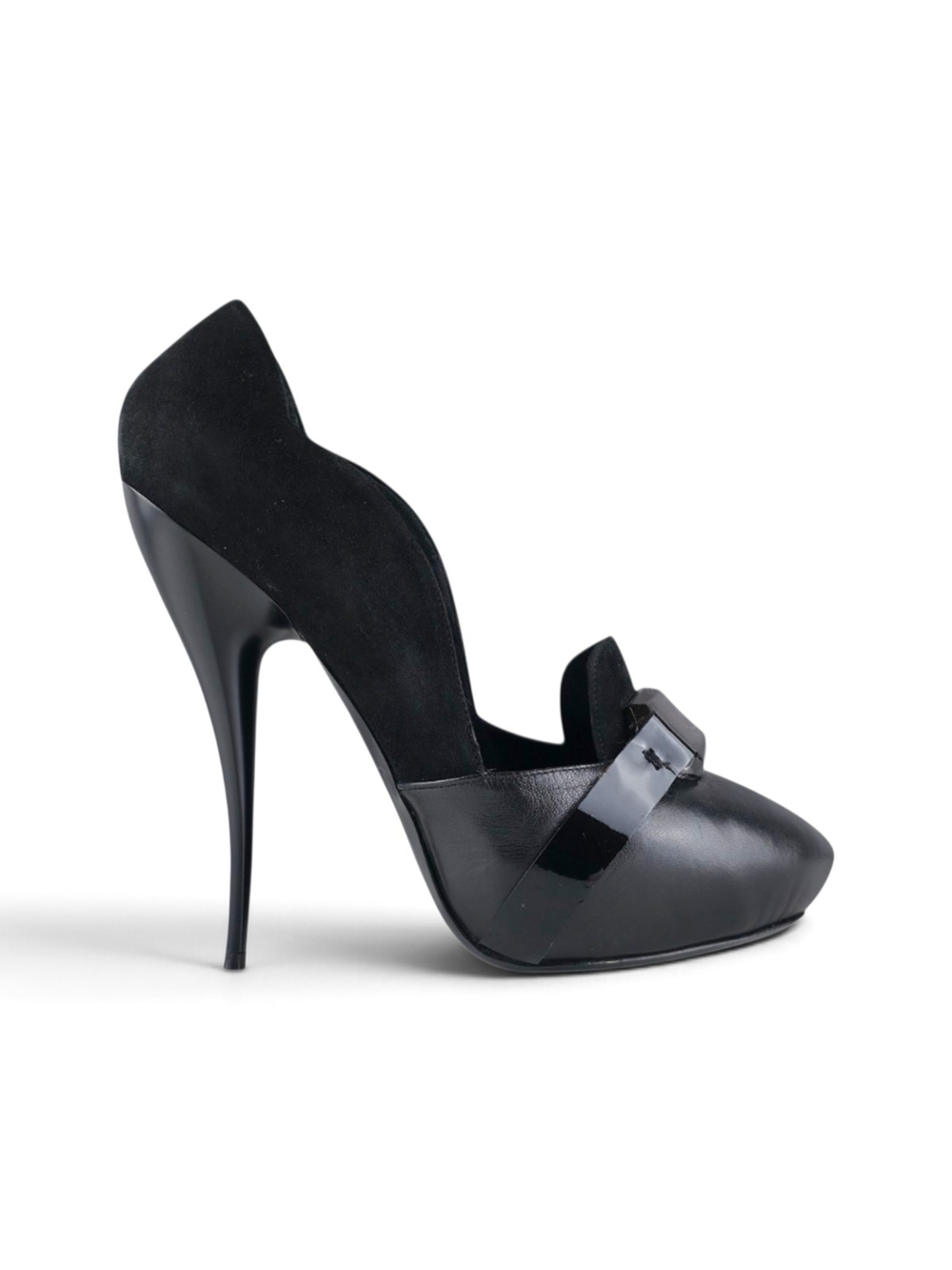 VIKTOR & ROLF Black Leather & Sue